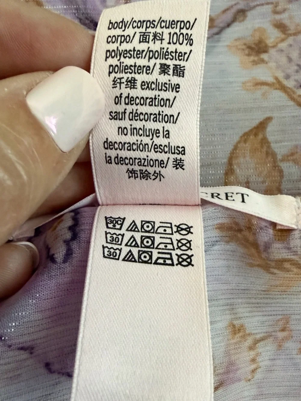 Victoria’s Secret Floral Maxi Dress M Pink Tiered Chiffon Boho Strappy - Picture 8 of 11